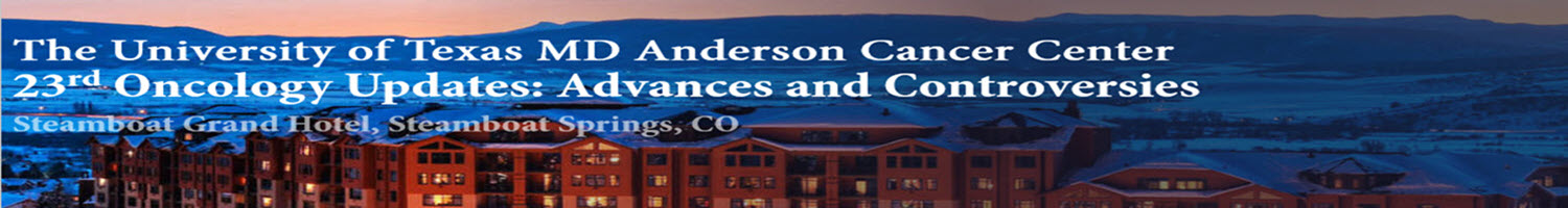23rd Oncology Updates: Advances and Controversies Banner